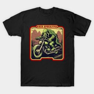 Cthulhu on motorcycle T-Shirt